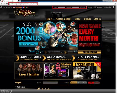 Pamper casino app